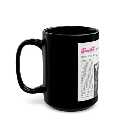 Death for a Penny, Man Junior, October 1948 - Black Coffee Mug - Go Mug Yourself