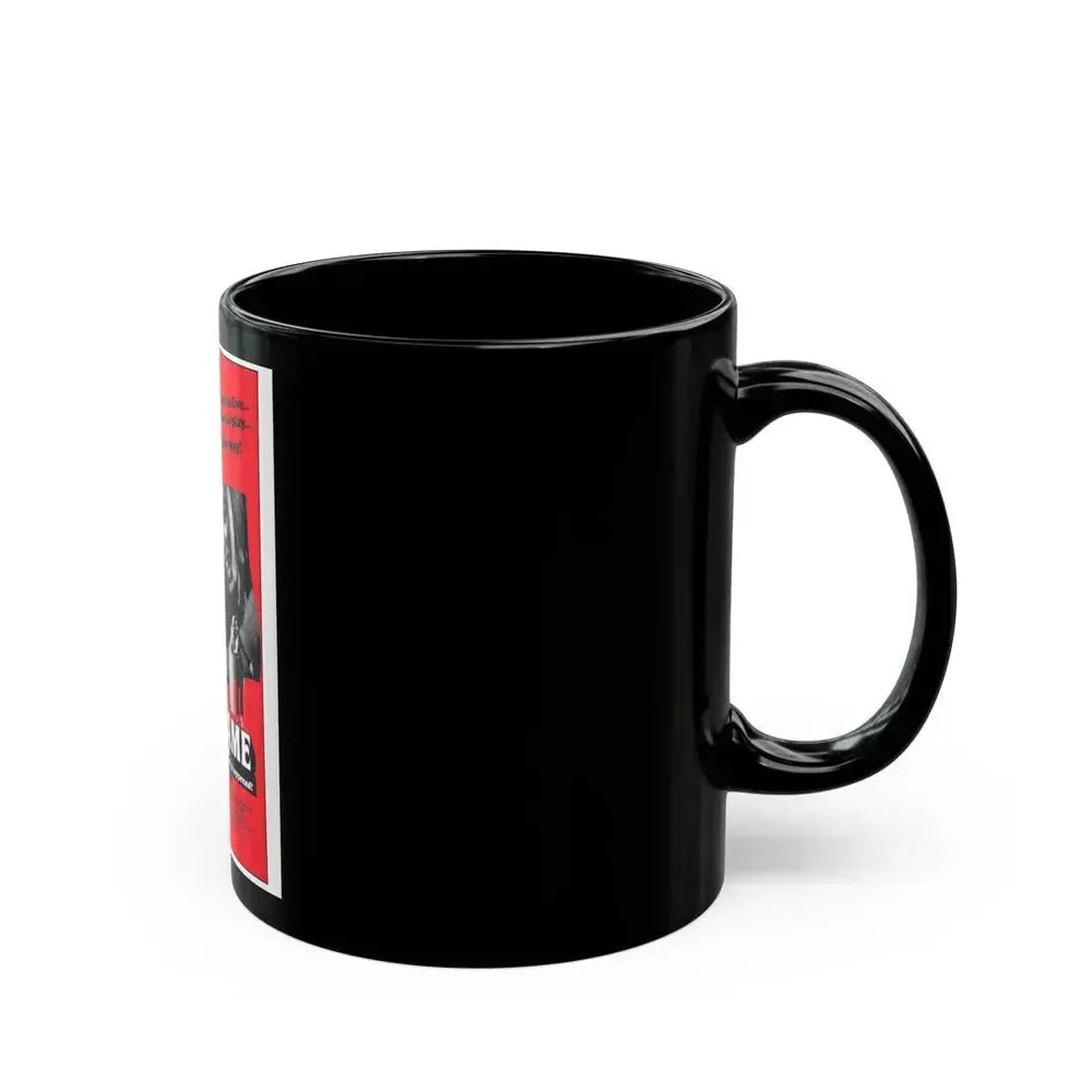 DEATH GAME 1977 Movie Poster - Black Coffee Mug - Go Mug Yourself
