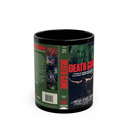 DEATH GAME (VHS COVER) - Black Coffee Mug 11oz - Go Mug Yourself