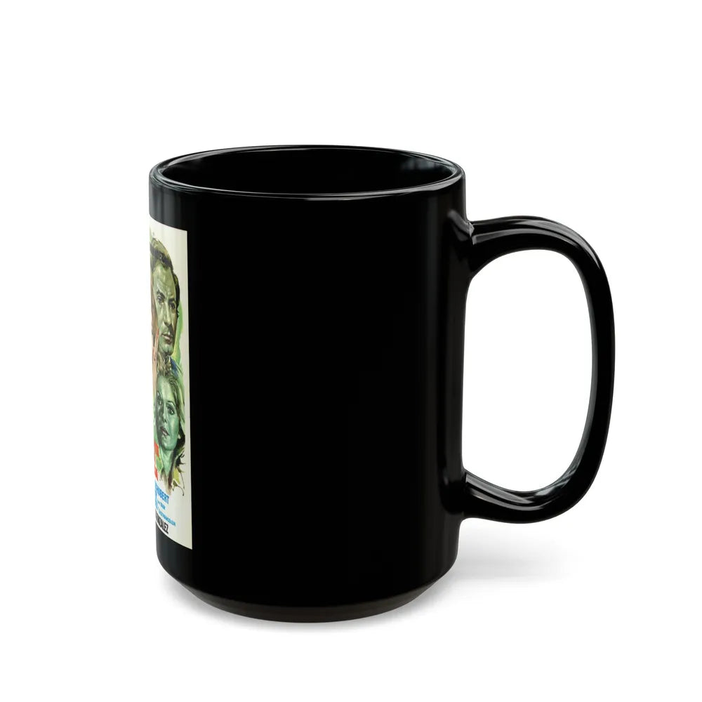 DEATH HAUNTS MONICA 1980 Movie Poster - Black Coffee Mug-Go Mug Yourself