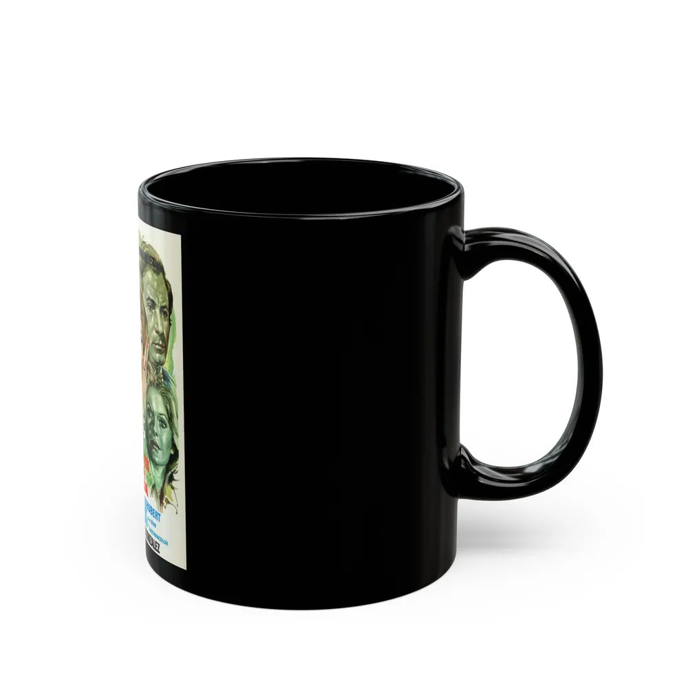 DEATH HAUNTS MONICA 1980 Movie Poster - Black Coffee Mug-Go Mug Yourself