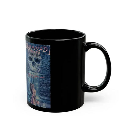 DEATH HEAD VIRGIN (VHS COVER) - Black Coffee Mug - Go Mug Yourself