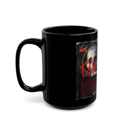 DEATH IN FOCUS (VHS COVER) - Black Coffee Mug-Go Mug Yourself