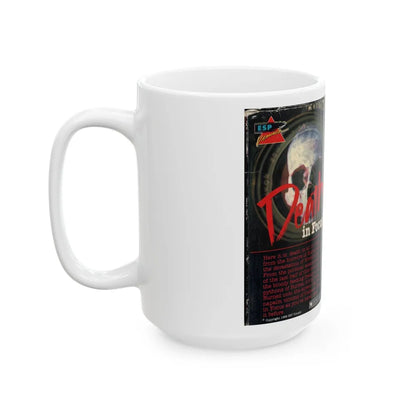 DEATH IN FOCUS (VHS COVER) - White Coffee Mug-Go Mug Yourself