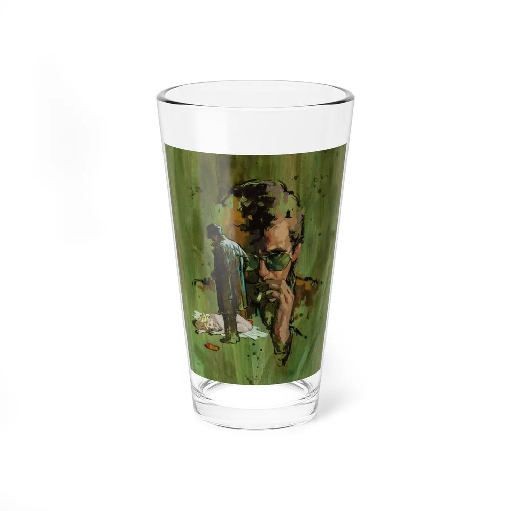 Death in Green, probable paperback cover - Pint Glass 16oz-16oz-Go Mug Yourself