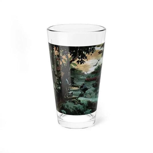 Death in the Fourth Dimension, Collier's, September 27, 1952 - Pint Glass 16oz 16oz - Go Mug Yourself