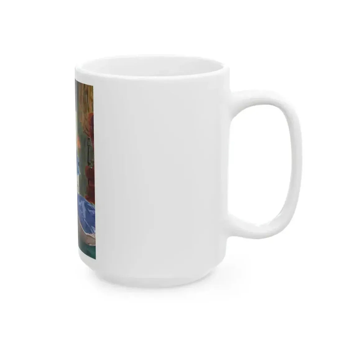 Death is my Lodger, Argosy, October 1955 - White Coffee Mug - Go Mug Yourself