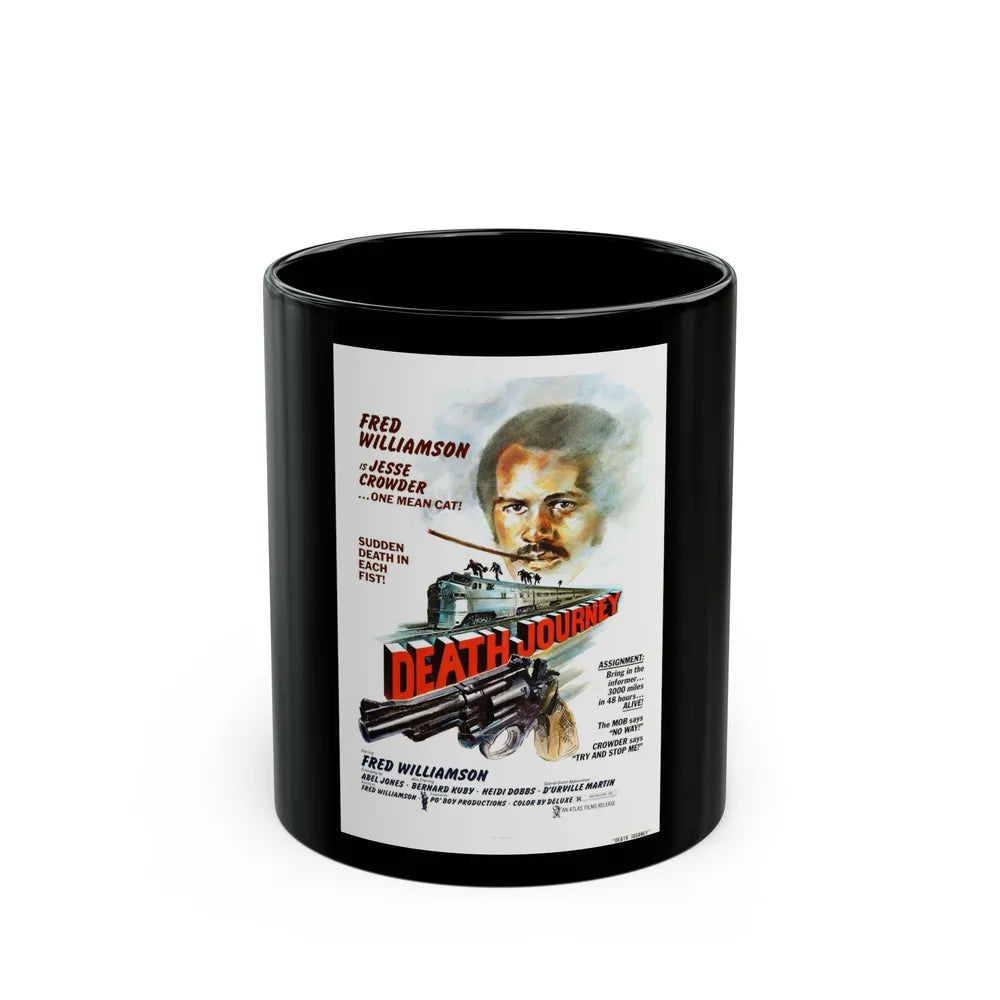 DEATH JOURNEY 1976 Movie Poster - Black Coffee Mug-11oz-Go Mug Yourself