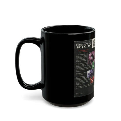 DEATH KICK (VHS COVER) - Black Coffee Mug-Go Mug Yourself