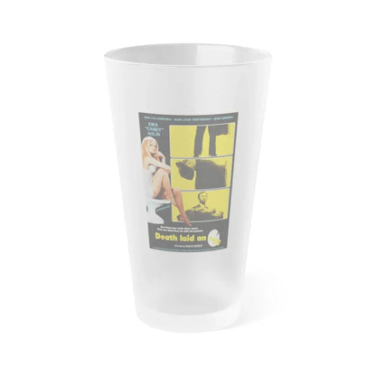 DEATH LAID AN EGG 1968 Movie Poster - Frosted Pint Glass 16oz Default Title - Go Mug Yourself