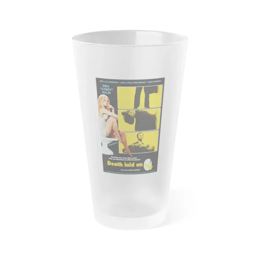 DEATH LAID AN EGG 1968 Movie Poster - Frosted Pint Glass 16oz Default Title - Go Mug Yourself