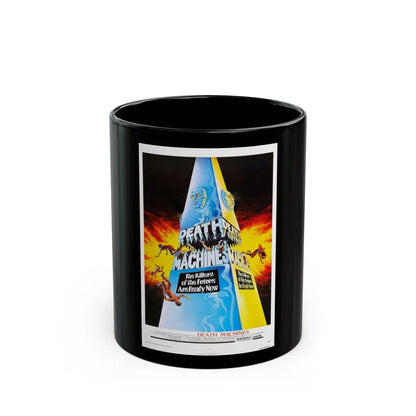 DEATH MACHINES 1976 Movie Poster - Black Coffee Mug-11oz-Go Mug Yourself