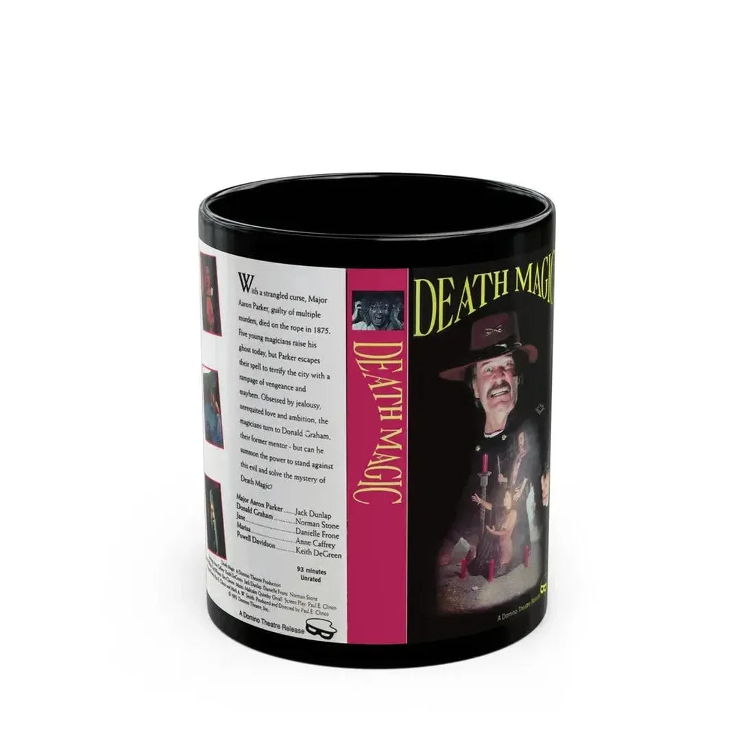 DEATH MAGIC (VHS COVER) - Black Coffee Mug 11oz - Go Mug Yourself