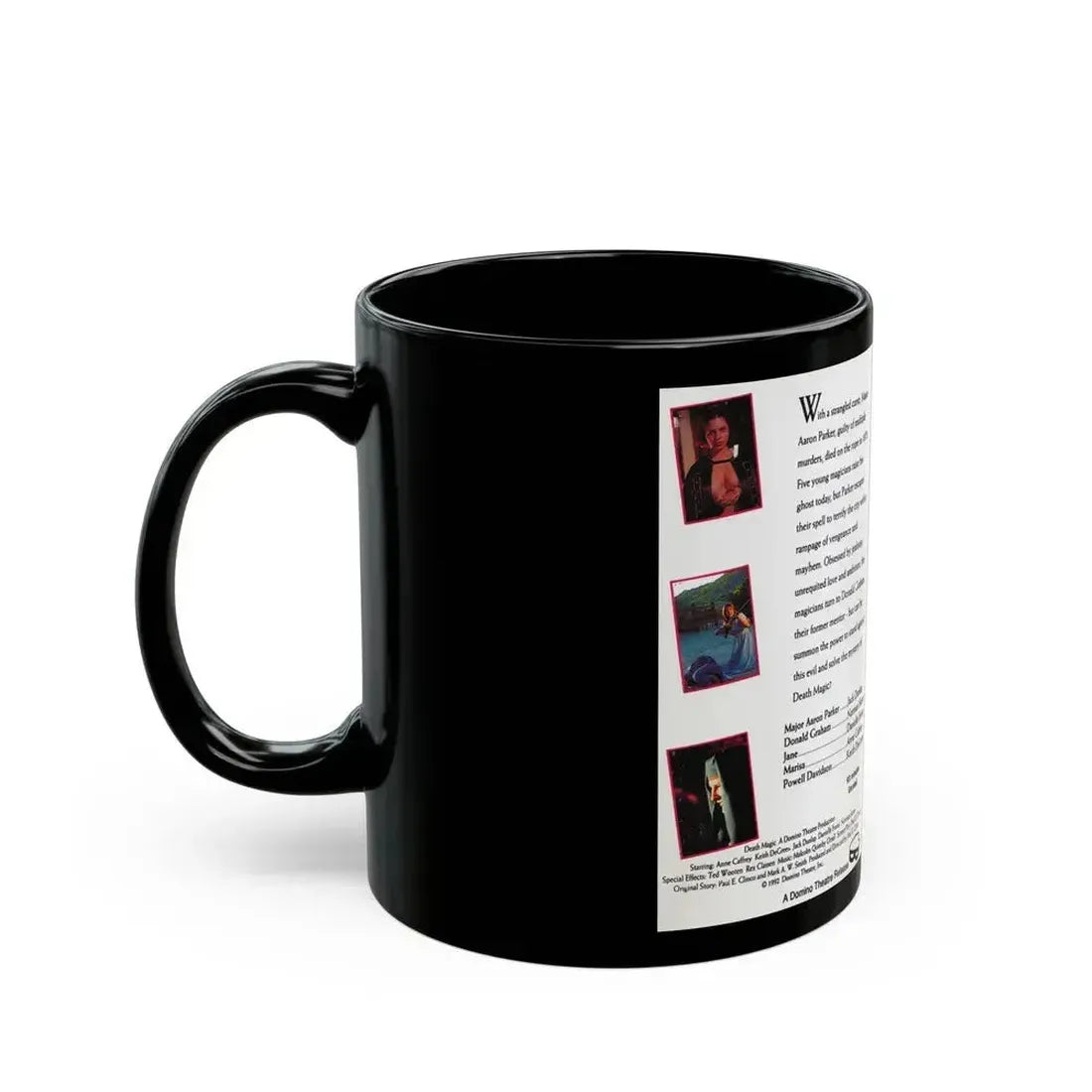 DEATH MAGIC (VHS COVER) - Black Coffee Mug - Go Mug Yourself