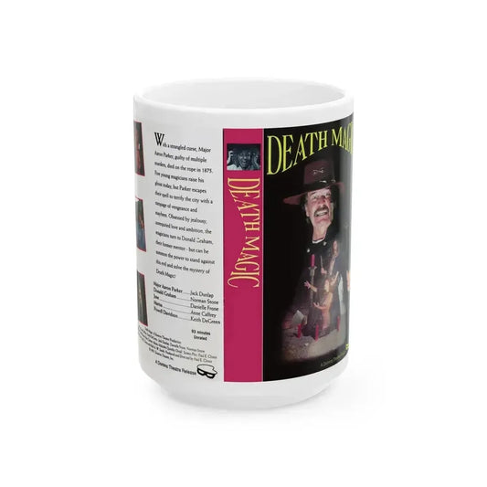 DEATH MAGIC (VHS COVER) - White Coffee Mug 15oz - Go Mug Yourself