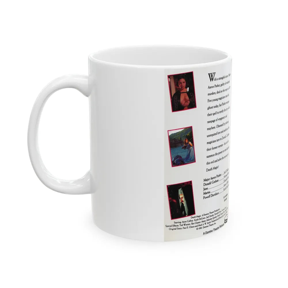 DEATH MAGIC (VHS COVER) - White Coffee Mug-Go Mug Yourself