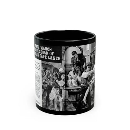 Death March Rescue Squad of Wild Man Capt. Lance, For Men Only, March 1961 - Black Coffee Mug 11oz - Go Mug Yourself