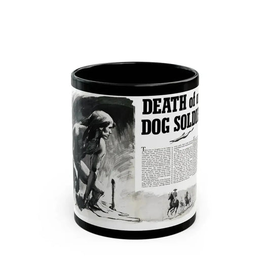 Death of a Dog Soldier, Valor magazine, November1968 - Black Coffee Mug 11oz - Go Mug Yourself