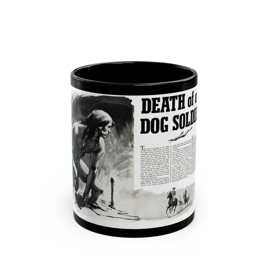 Death of a Dog Soldier, Valor magazine, November1968 - Black Coffee Mug 11oz - Go Mug Yourself