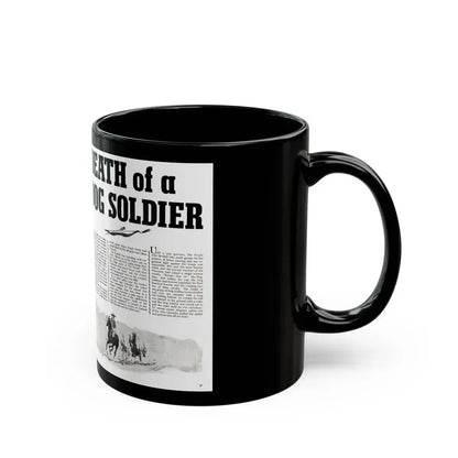 Death of a Dog Soldier, Valor magazine, November1968 - Black Coffee Mug - Go Mug Yourself