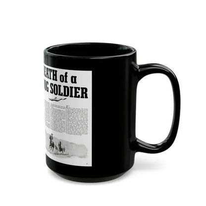 Death of a Dog Soldier, Valor magazine, November1968 - Black Coffee Mug - Go Mug Yourself