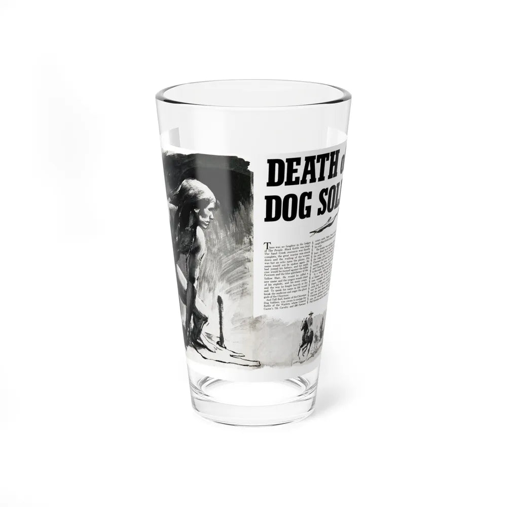 Death of a Dog Soldier, Valor magazine, November1968 - Pint Glass 16oz-16oz-Go Mug Yourself