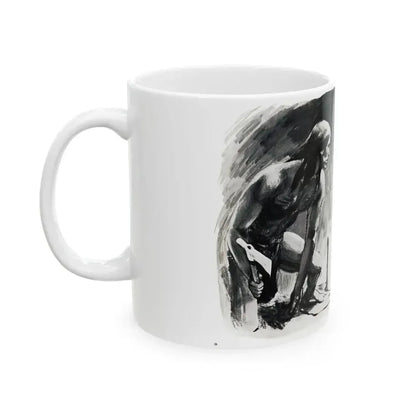 Death of a Dog Soldier, Valor magazine, November1968 - White Coffee Mug - Go Mug Yourself