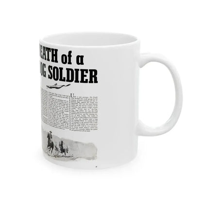 Death of a Dog Soldier, Valor magazine, November1968 - White Coffee Mug - Go Mug Yourself