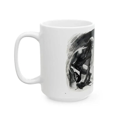 Death of a Dog Soldier, Valor magazine, November1968 - White Coffee Mug - Go Mug Yourself