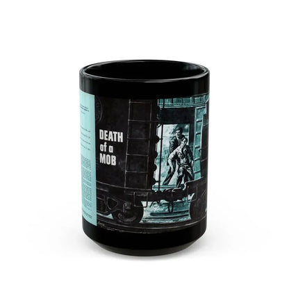 Death of a Mob, Male magazine, February 1957 - Black Coffee Mug 15oz - Go Mug Yourself