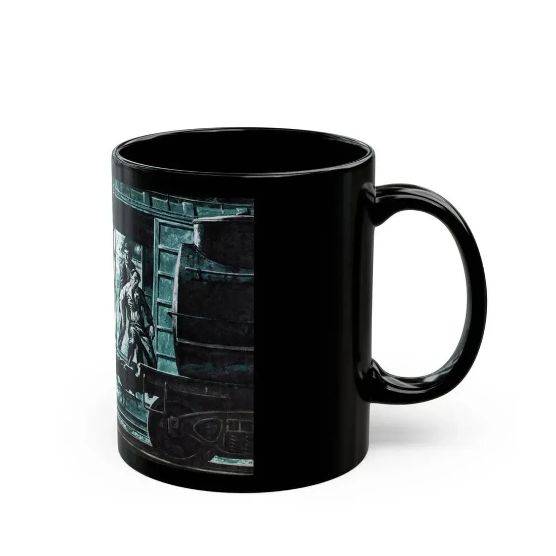 Death of a Mob, Male magazine, February 1957 - Black Coffee Mug - Go Mug Yourself