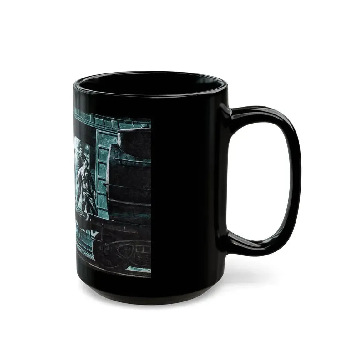 Death of a Mob, Male magazine, February 1957 - Black Coffee Mug - Go Mug Yourself