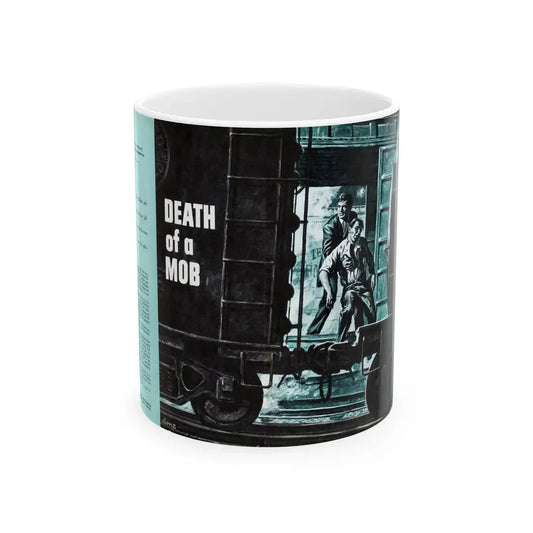 Death of a Mob, Male magazine, February 1957 - White Coffee Mug 11oz - Go Mug Yourself