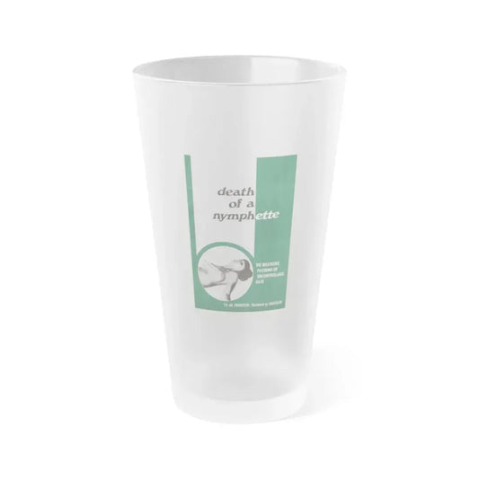 DEATH OF A NYMPHETTE 1967 Movie Poster - Frosted Pint Glass 16oz Default Title - Go Mug Yourself