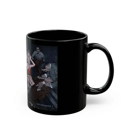 Death of a Rapist, Cavalier magazine, January 1953 - Black Coffee Mug - Go Mug Yourself