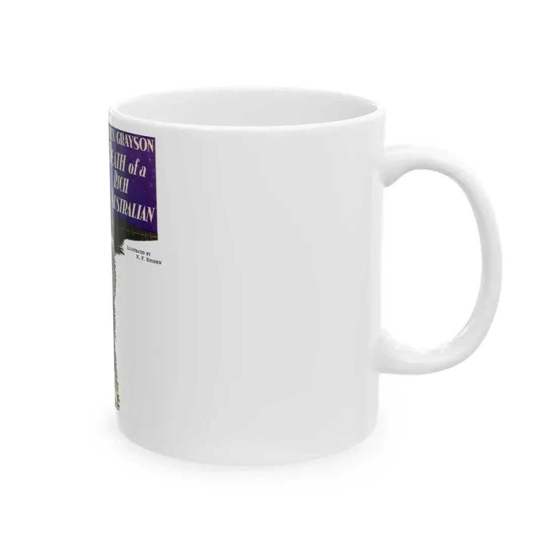 Death of a Rich Australian (1), The Australian Journal, July 1, 1937 - White Coffee Mug - Go Mug Yourself