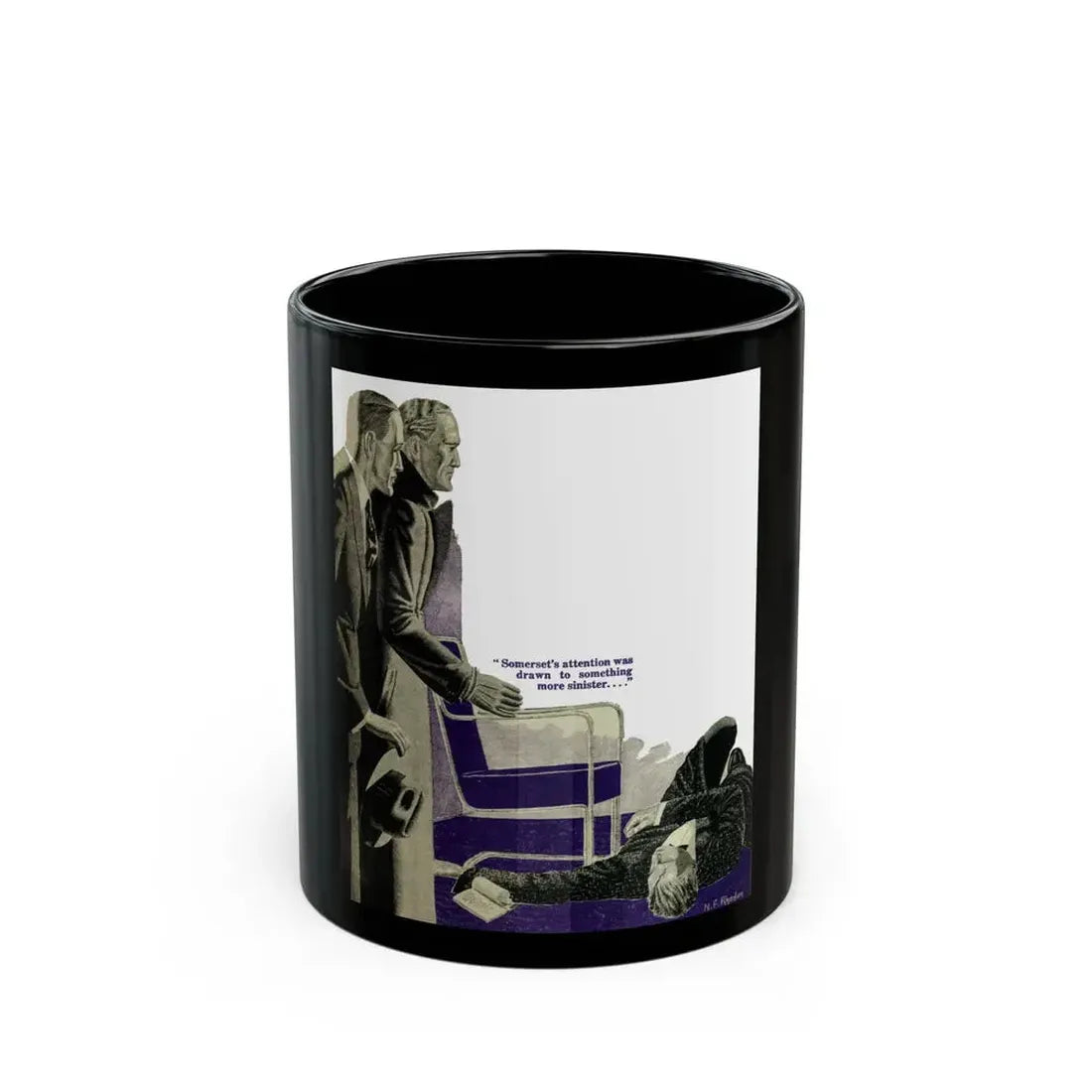 Death of a Rich Australian (2), The Australian Journal, July 1, 1937 - Black Coffee Mug 11oz - Go Mug Yourself
