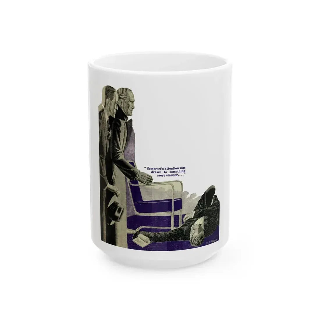 Death of a Rich Australian (2), The Australian Journal, July 1, 1937 - White Coffee Mug 15oz - Go Mug Yourself