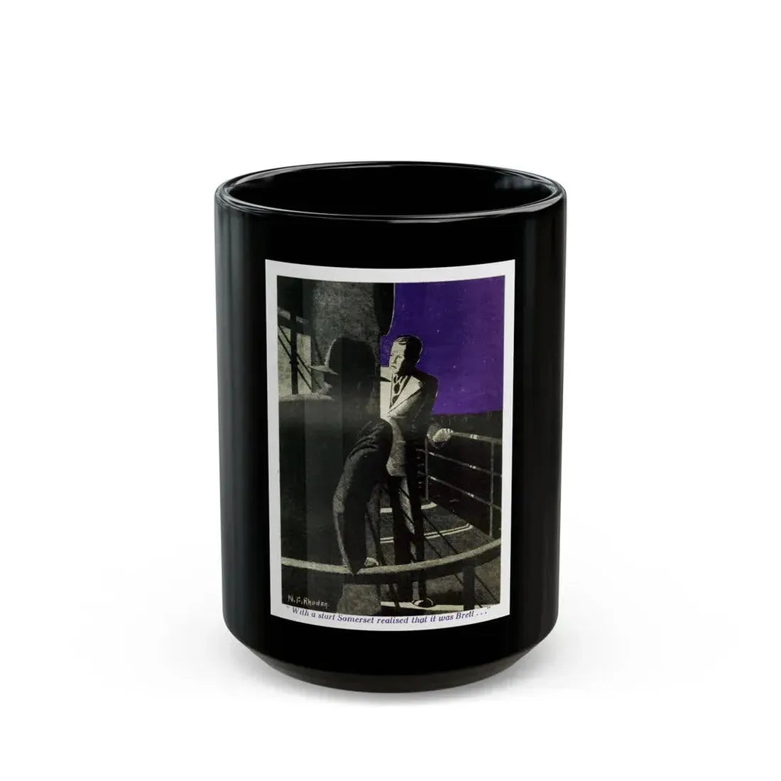 Death of a Rich Australian (3), The Australian Journal, July 1, 1937 - Black Coffee Mug 15oz - Go Mug Yourself