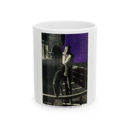 Death of a Rich Australian (3), The Australian Journal, July 1, 1937 - White Coffee Mug 11oz - Go Mug Yourself