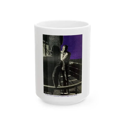 Death of a Rich Australian (3), The Australian Journal, July 1, 1937 - White Coffee Mug 15oz - Go Mug Yourself