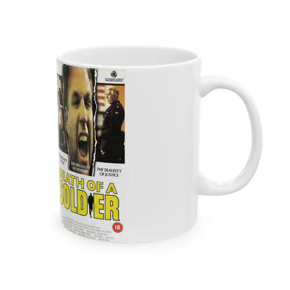 DEATH OF A SOLDIER (VHS COVER) - White Coffee Mug-Go Mug Yourself