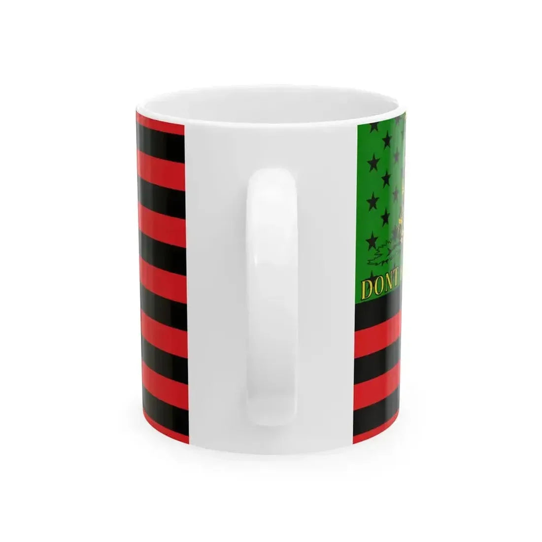 Death of George Floyd protest Gadsden flag (United States) White Coffee Mug - Go Mug Yourself