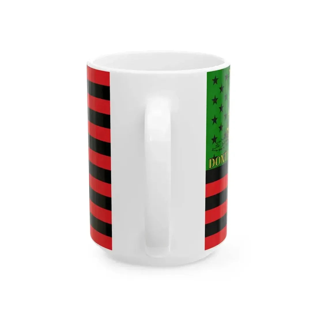 Death of George Floyd protest Gadsden flag (United States) White Coffee Mug - Go Mug Yourself
