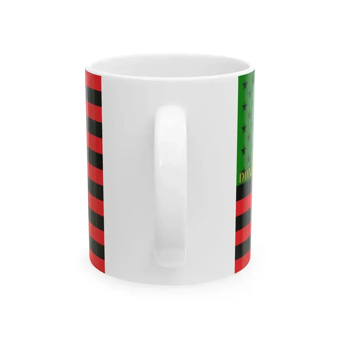 Death of George Floyd protest Gadsden flag without grass (United States) White Coffee Mug - Go Mug Yourself
