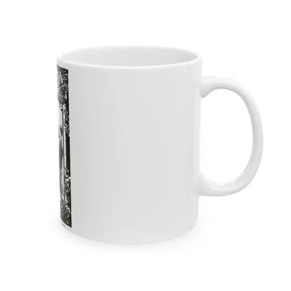 Death On The Doorstep, Blue Book Magazine, July 1940 - White Coffee Mug - Go Mug Yourself