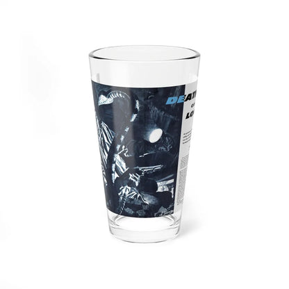 Death on the Loose, Bluebook for Men, February 1961 - Pint Glass 16oz-16oz-Go Mug Yourself