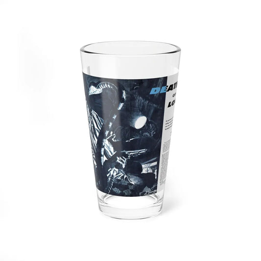 Death on the Loose, Bluebook for Men, February 1961 - Pint Glass 16oz-16oz-Go Mug Yourself