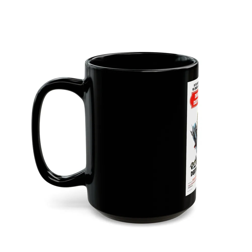 DEATH RACE 2000 1975 Movie Poster - Black Coffee Mug-Go Mug Yourself