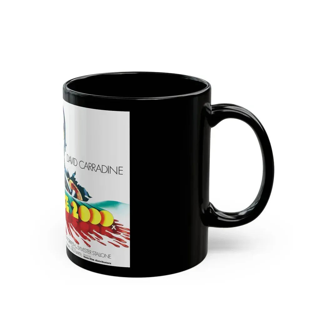 DEATH RACE 2000 (2) 1975 Movie Poster - Black Coffee Mug - Go Mug Yourself